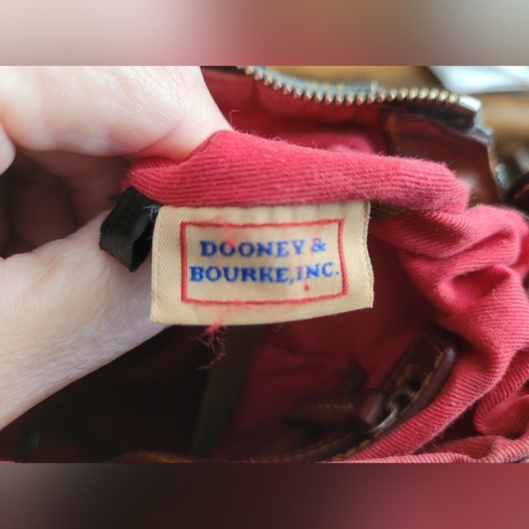 Dooney & Bourke Brown and Tan Monogrammed Men's Bag - Picture 10 of 10